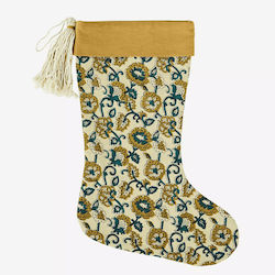 Коледна Декоративна Чорапа Жълта