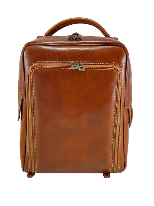 Mybag Men's Leather Backpack Brown