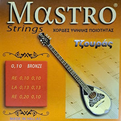 Mastro Set of Bronze Strings for Bouzouki