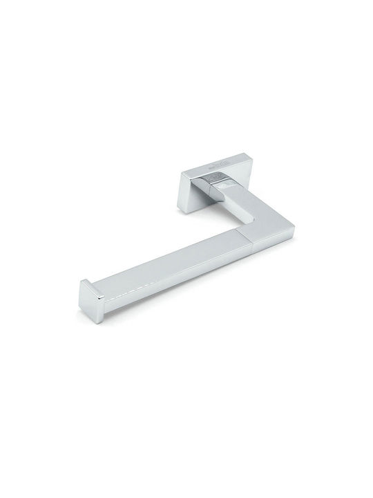 Inda Lea Metallic Paper Holder Wall Mounted Silver