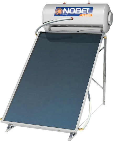 Nobel Încălzitor solar de apă 160lt Inox Triple Energy Pompă de căldură 2.6 m² Selective