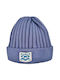 Bode Kids Beanie Knitted Light Blue