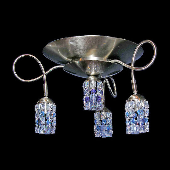 DITS Lighting Ceiling Mount Light with Crystals