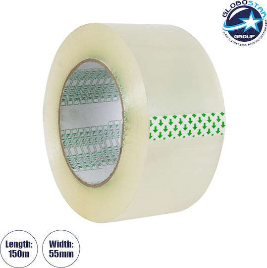 GloboStar Noisy Packaging Film 55mm x 150m Transparent