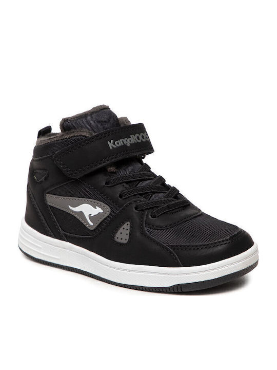 Kids Sneakers High with Scratch Black
