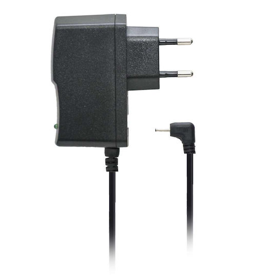Forever Ladegerät mit integriertem Kabel Schwarzs