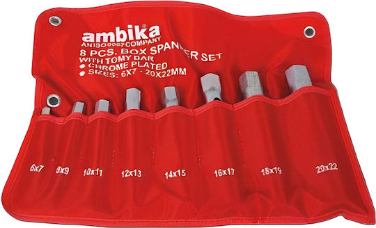Ambika Σετ Κλειδιά Σωληνωτά 8τμχ