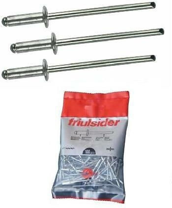 Friulsider Πριτσίνια Αλουμινίου M4x25mm