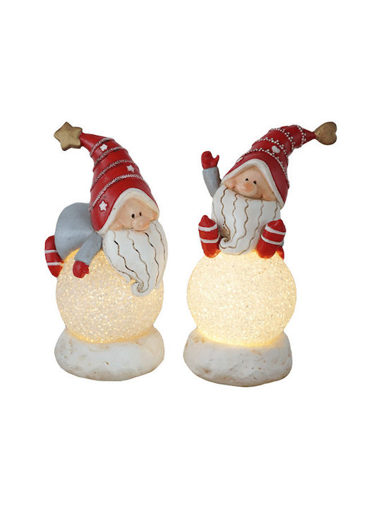 +Efo Illuminated Christmas Plastic Figure Dwarf Length 9cm 2pcs