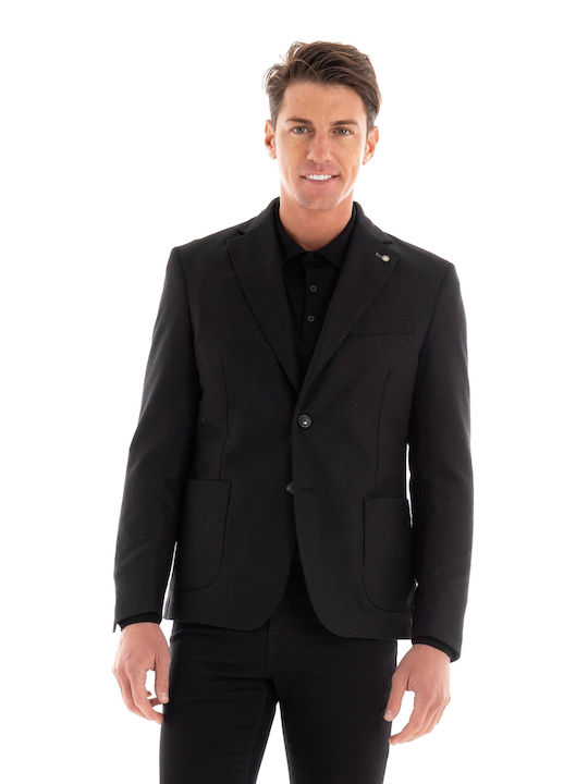 Paul Miranda Men's Suit Jacket Black