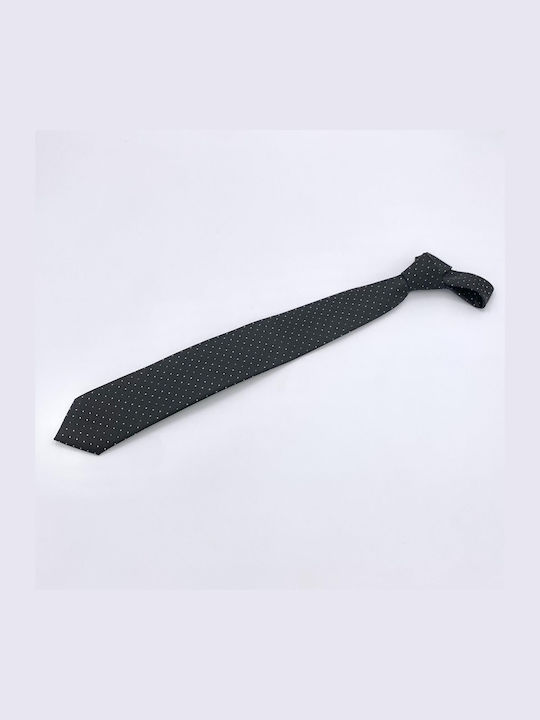 Pako Lorente Men's Tie Monochrome Black