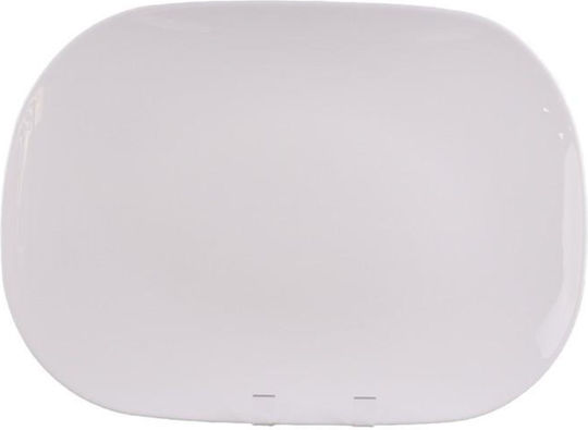 Eaton Dining Hudson Eaton Πιάτο Ρηχό από Πορσελάνη Λευκό 30x22cm Eaton Dining Hudson Eaton Πιάτο Ρηχό από Πορσελάνη Λευκό 30x22cm