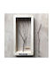 Synchronia Διακοσμητικό Τοίχου Εκρού από Ξύλο 11.5x3x22.7cm