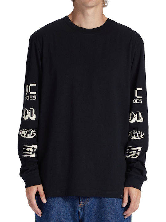 DC All Smiles Long Sleeve Blouse Black
