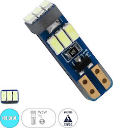 GloboStar Lamps Car T5 LED Blue 12V 0.25W 1pcs