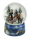 Ornament de Crăciun Lanternă Luminat cu Globuri Baterie 15x15x19cm 1buc