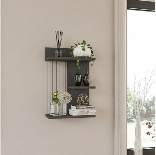 Рафт Стенен Kinik 60x40xсм. Въглени