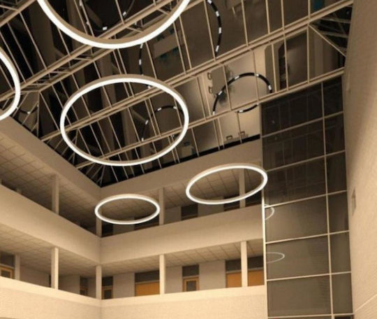 Aca LED Γραμμικό Φωτιστικό Οροφής 78W Ψυχρό Λευκό 100εκ.