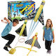 Stomp Rocket Παιχνίδι Ρίψης Στόχου Εξωτερικού Χώρου Stunt Planes