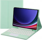 Flip Cover cu Tastatură Engleză SUA Verde (Galaxy Tab S9 Ultra) 46118