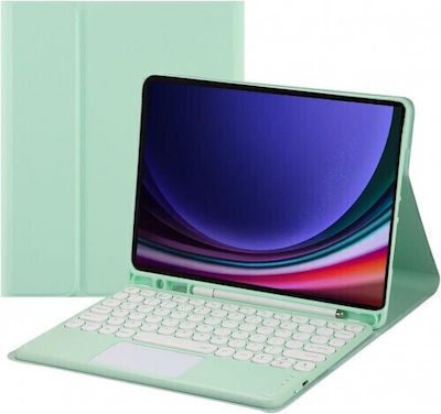 Flip Cover with Keyboard English US Green (Galaxy Tab S9 Ultra) 46118