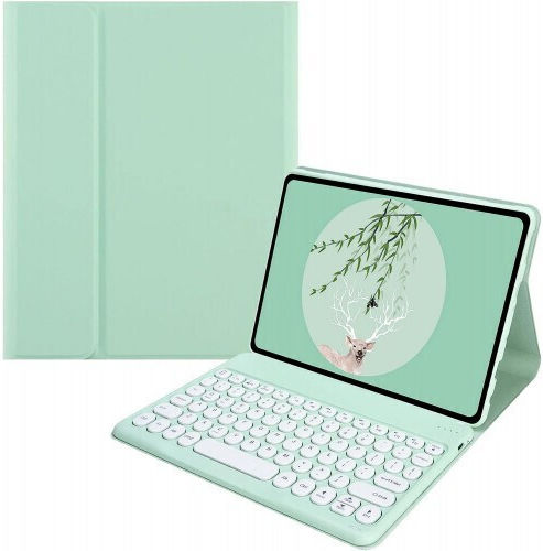 Flip Cover With Keyboard In English US Green Lenovo Tab M10 (3rd Gen) 10.1''