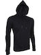 Sweatshirt with Hood Black