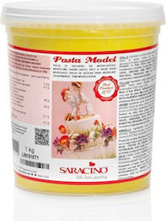 Pastă de zahăr pentru modelare Saracino Yellow 1kg