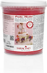 Pastă de zahăr pentru modelare Saracino Red 1kg