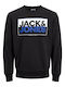 Jack & Jones Ανδρικό Φούτερ ΜΑΥΡΟ