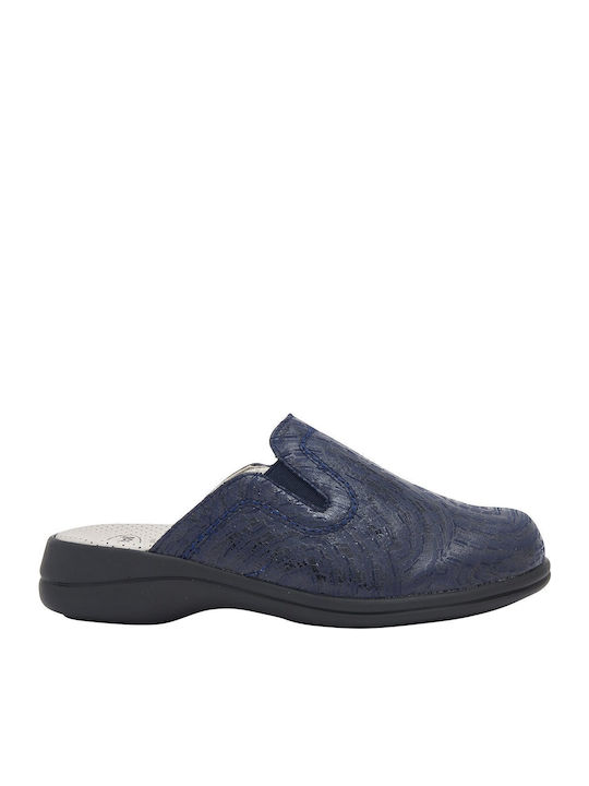 New Toffee Ανατομικές Γυναικείες Παντόφλες Navy Μπλε