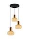 Viokef Pendant Light Honey with Socket E27 30x123.5cm