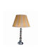 DITS Lighting Crystal Table Lamp with Yellow Shade