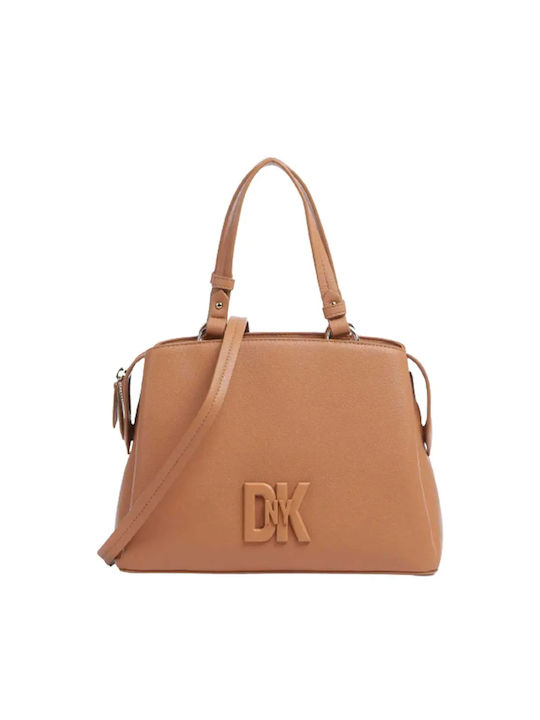 DKNY Damen Tasche Schulter Tabac Braun