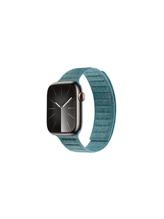 Crong Curea Tesatura Turcoaz (Apple Watch 44/45/46mm/Ultra 49mm)