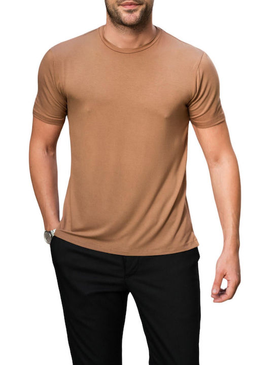 Vittorio Artist T-shirt Camel