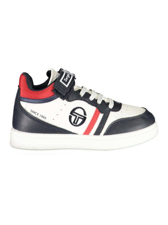 Sergio Tacchini Kids High Sneakers for Boys with Laces & Strap Multicolour