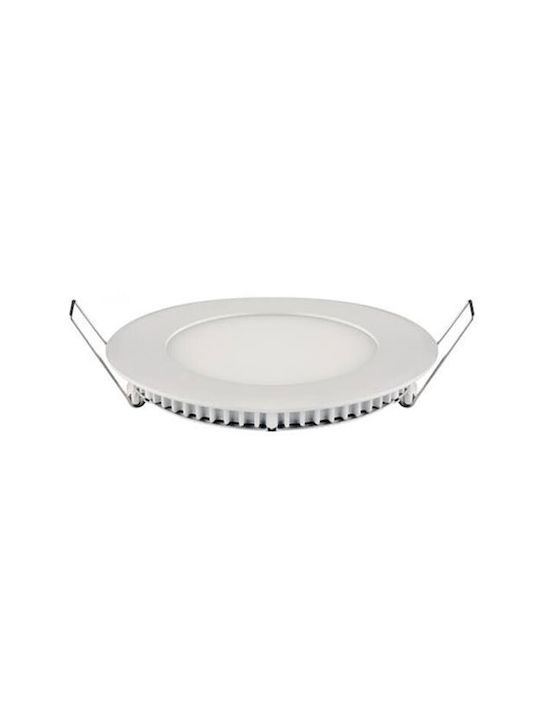 Horoz Electric Кръгла Вграден LED Панел 12W с Неутрално бяло Светлина 4200К