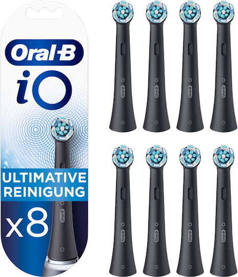 Oral-B iO Ultimate Clean Rezerve capete periuta dinti electrica Negre 8 buc