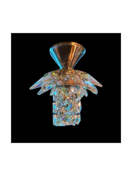 DITS Lighting Ceiling Mount Light with Crystals