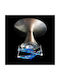 DITS Lighting Ceiling Mount Light Silver with Crystals