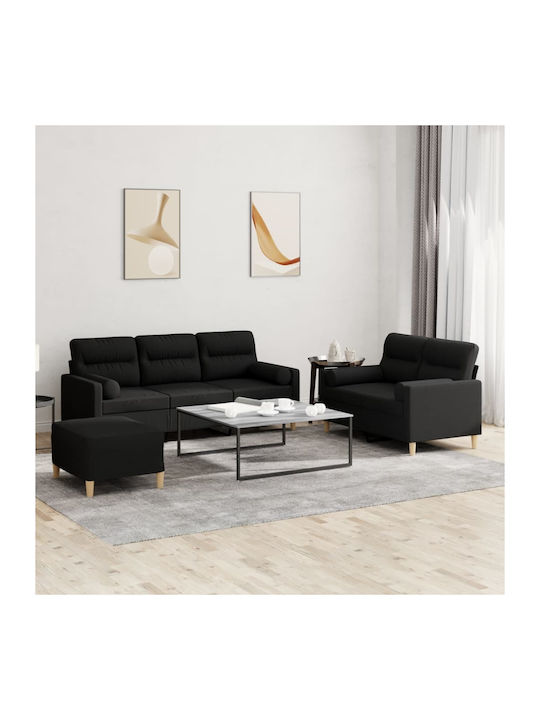 Σετ Σαλονιού 3-Sitzer & 2-Sitzer & Hocker