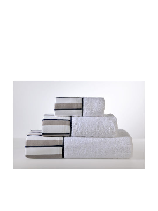 Down Town Home Bath Towel Set 3pcs Oscar 812 Weight 600gr/m²