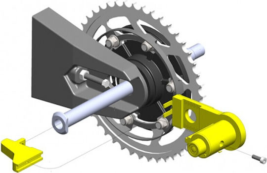 Push & Block Lacăt pinion spate motocicletă Honda CB 500 X 19-23