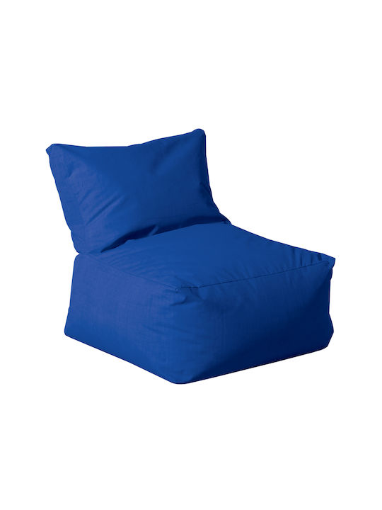 Lianos Sitzsack Pouf Wasserdichter Blauer 75x75...