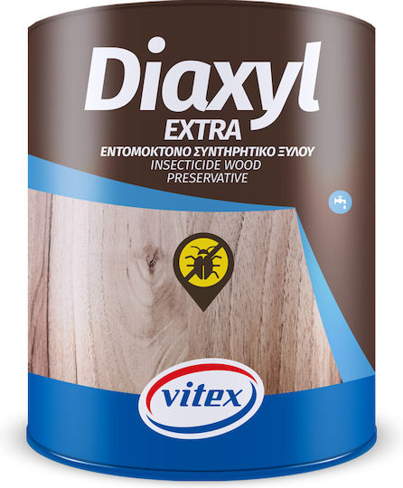 Vitex Diaxyl Extra Συντηρητικό Ξύλου Πολυουρεθάνης Νερού Άχρωμο Ματ 750ml