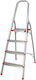 Newest Ladder Aluminum with 3 Steps 138cm