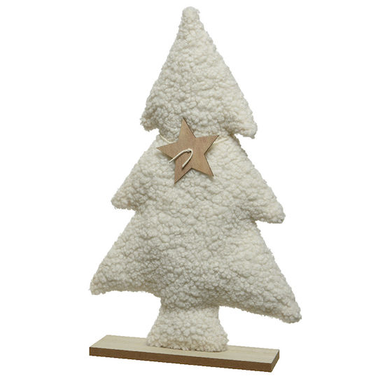 Christmas Decorative Plastic Tree 48cm Beige