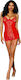 Dreamgirl Sexy Babydoll Κόκκινο