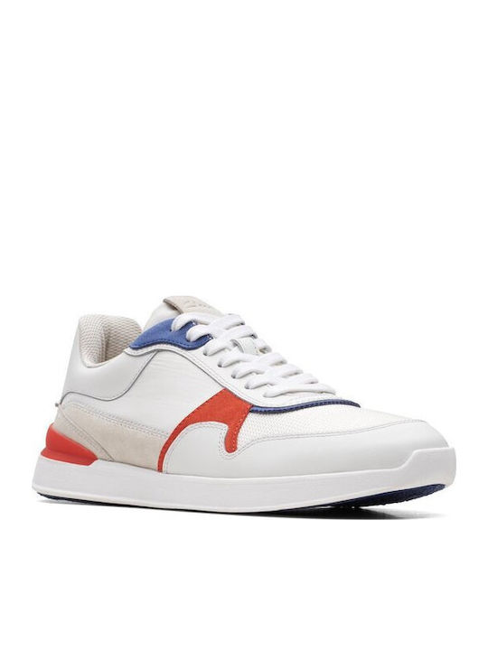 Clarks Race Lite Tor Сникърси Бели